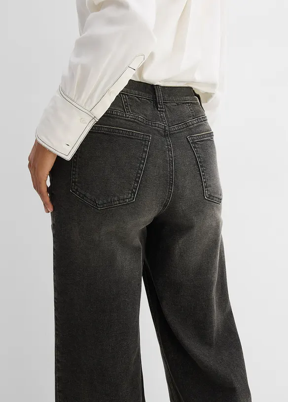 Straight-jeans Loose fit, High Waist, bonprix