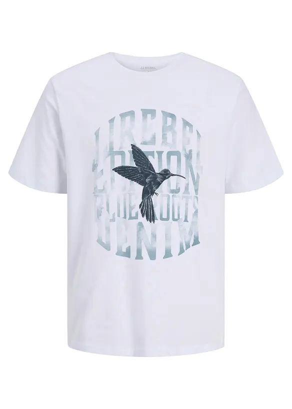 JJ REBEL-T-skjorte i 100% bomull, JJ REBEL