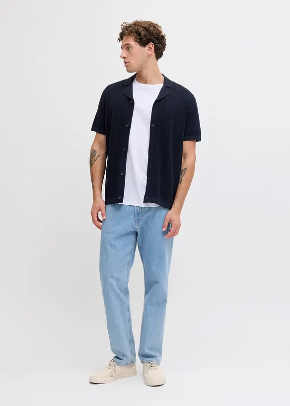 JJ REBEL-strikket poloskjorte, JJ REBEL