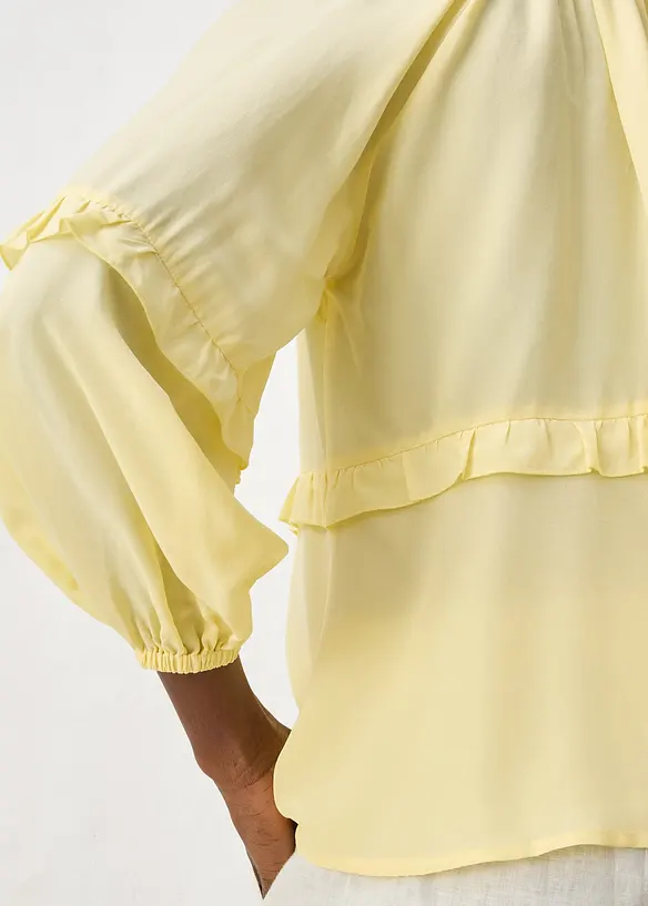 Tunika med silke, bonprix