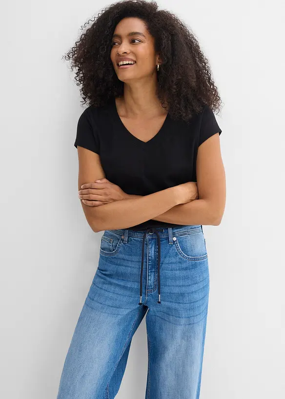 Straight-jeans Loose fit, High Waist, bonprix