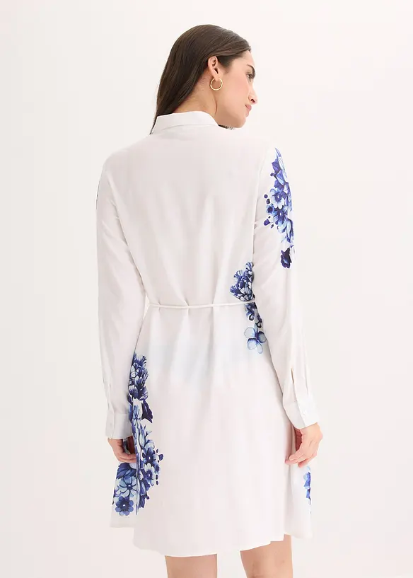 Skjortekjole i lett viskose, bonprix