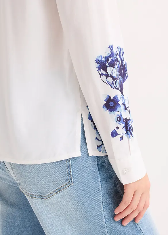 Skjorte i lett viskose, bonprix