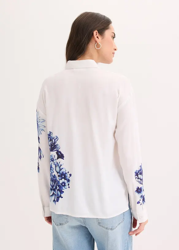 Skjorte i lett viskose, bonprix