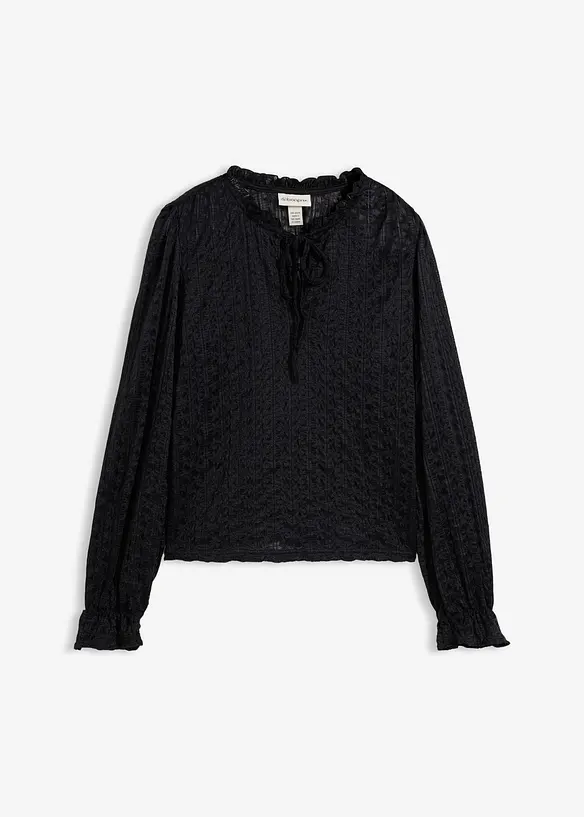 Blondetopp med ballongermer, bonprix