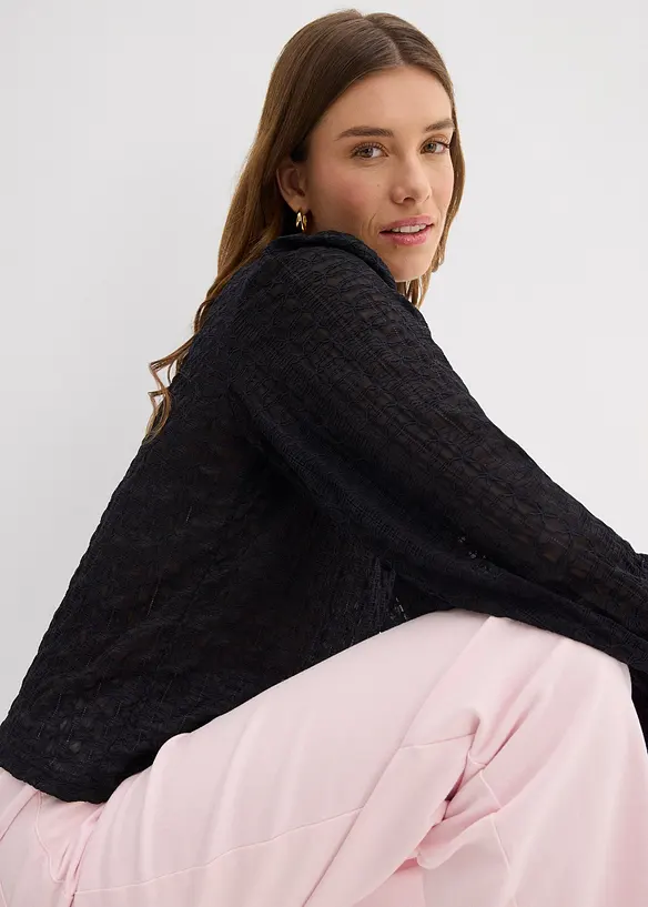 Blondetopp med ballongermer, bonprix