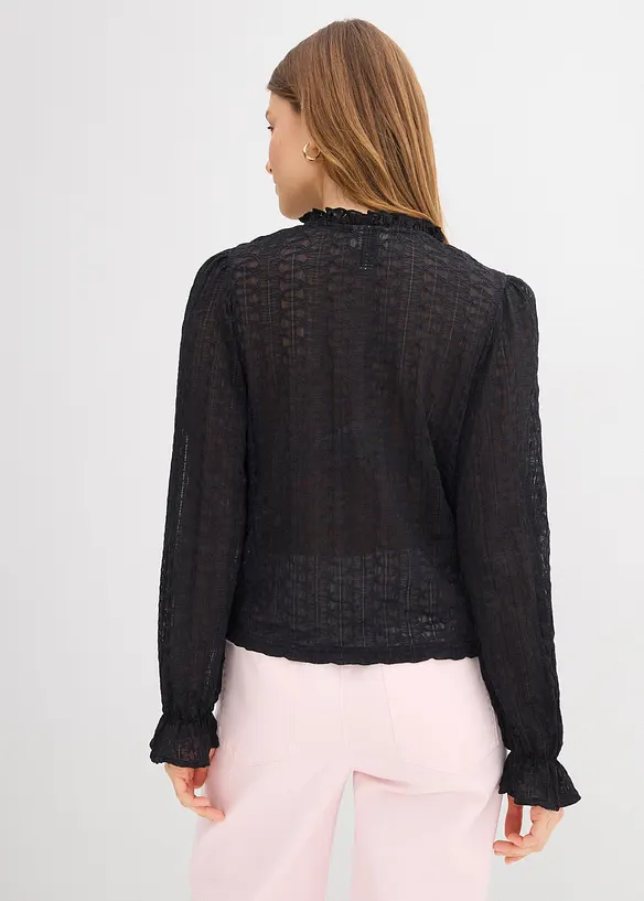 Blondetopp med ballongermer, bonprix