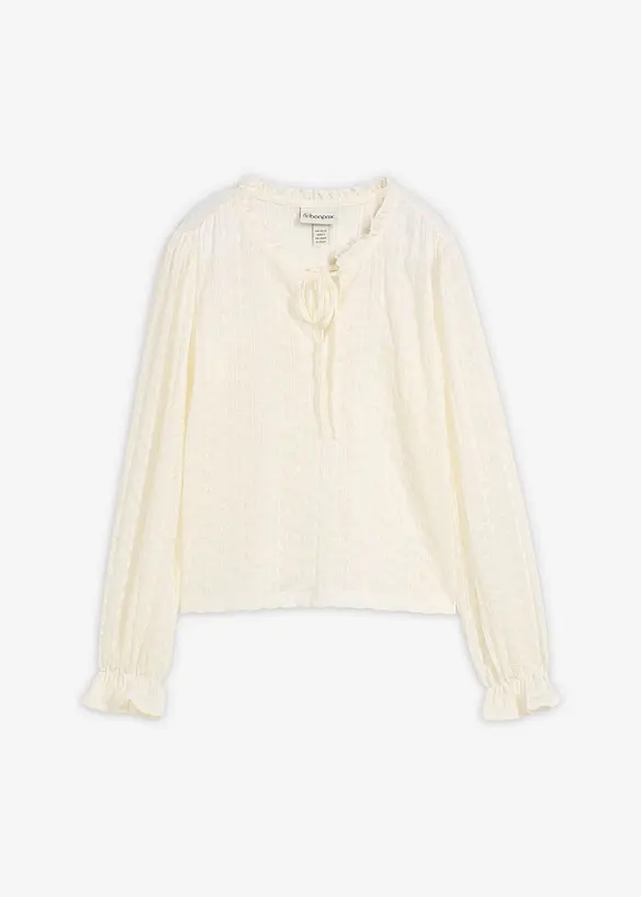 Blondetopp med ballongermer, bonprix