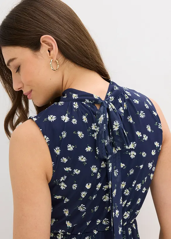 Jerseykjole i fin mesh, bonprix