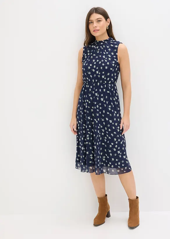 Jerseykjole i fin mesh, bonprix