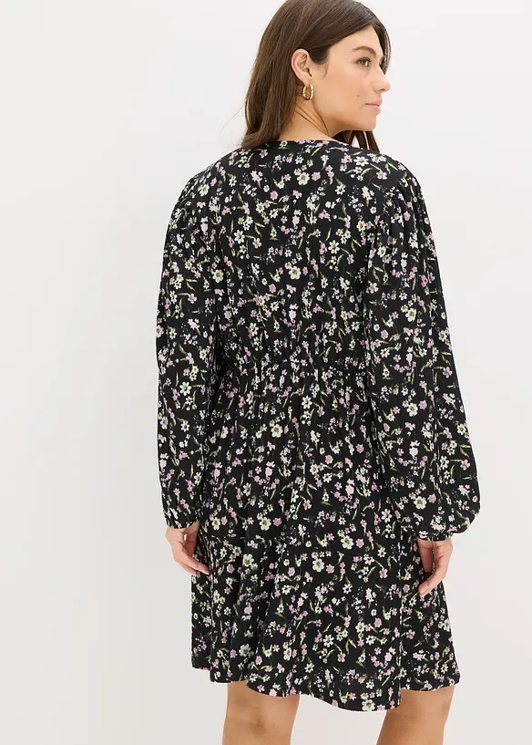 Jerseykjole i tunikalook, bonprix