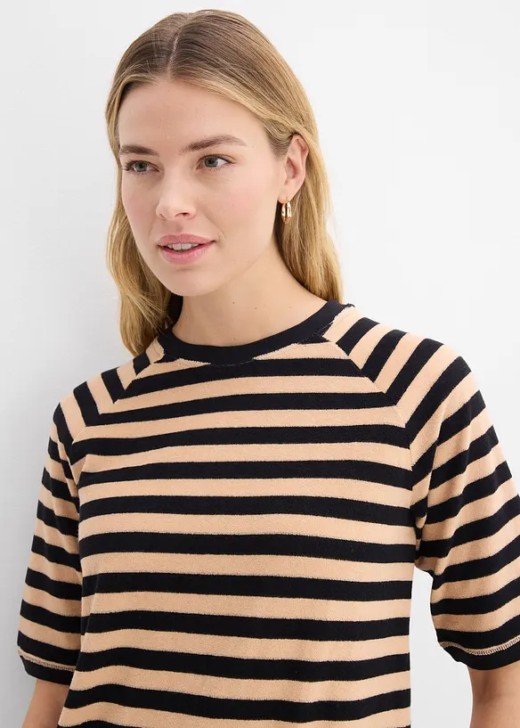 Topp av myk frott&eacute;, bonprix