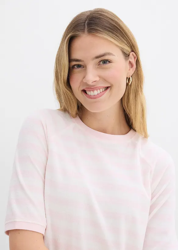 Topp av myk frott&eacute;, bonprix