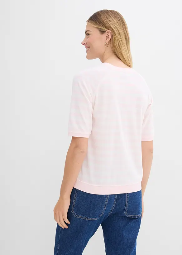 Topp av myk frott&eacute;, bonprix