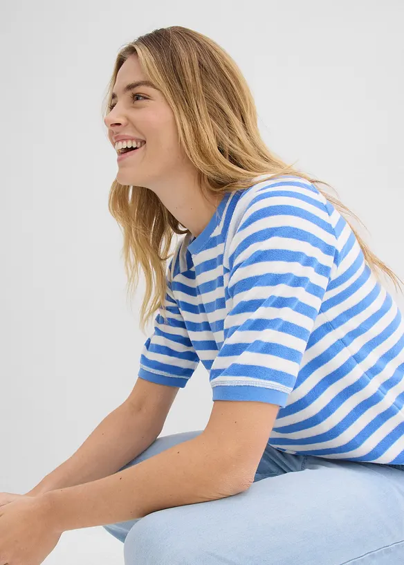 Topp av myk frott&eacute;, bonprix