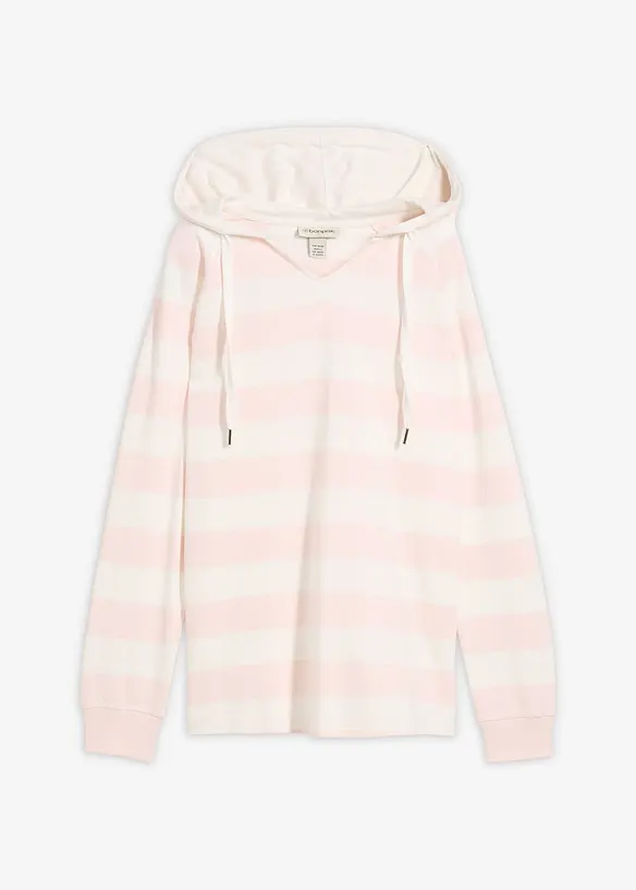 Hettegenser i lett, 100% bomull, bonprix