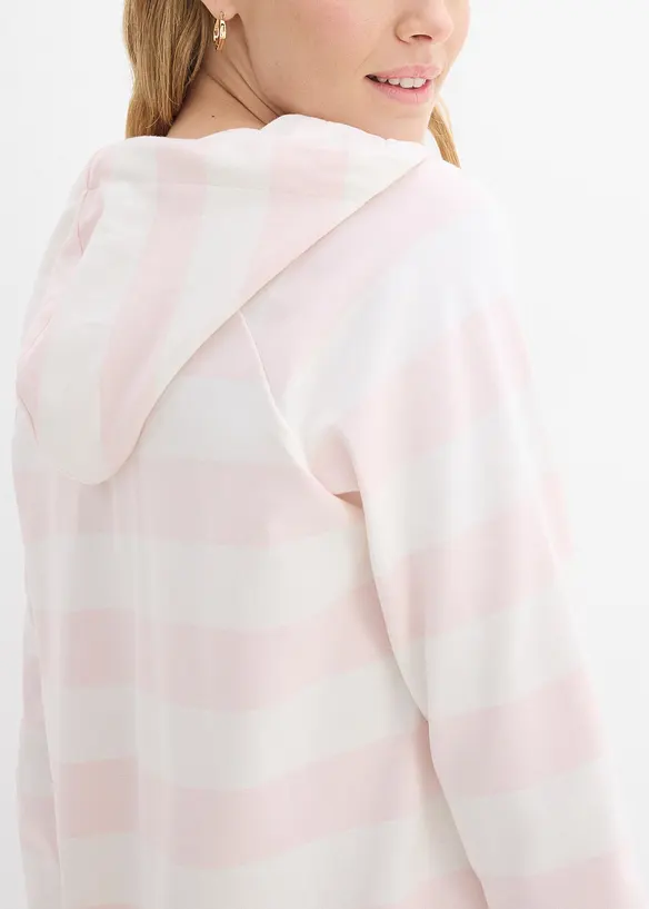 Hettegenser i lett, 100% bomull, bonprix