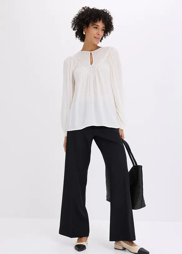 Tunika med broderier, bonprix