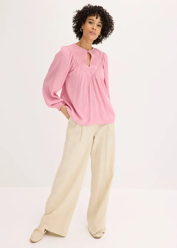 Tunika med broderier, bonprix