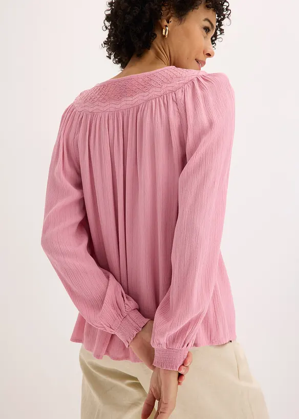 Tunika med broderier, bonprix