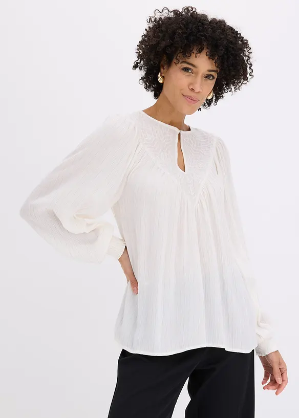 Tunika med broderier, bonprix
