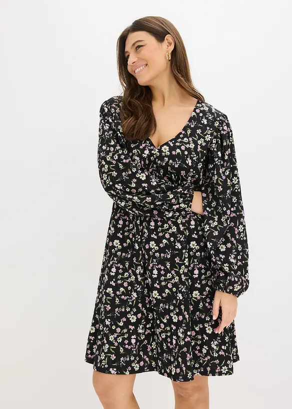 Jerseykjole i tunikalook, bonprix