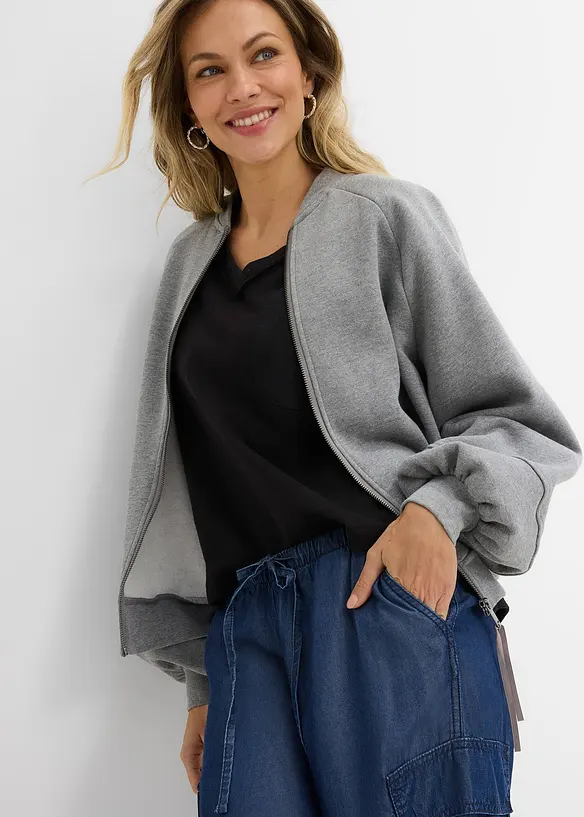 Vid pull on-bukse i lett lyocell, bonprix