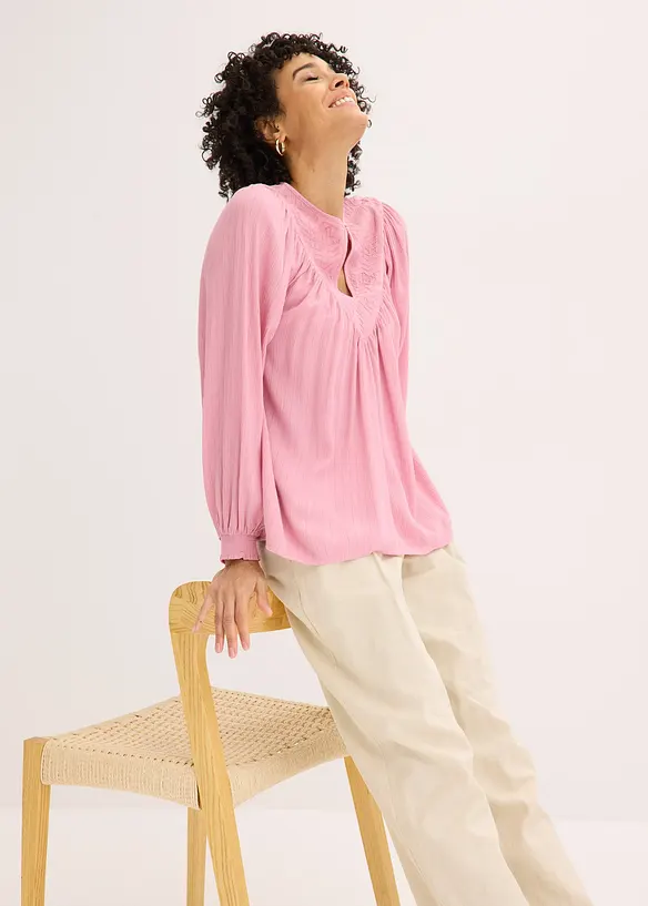 Tunika med broderier, bonprix