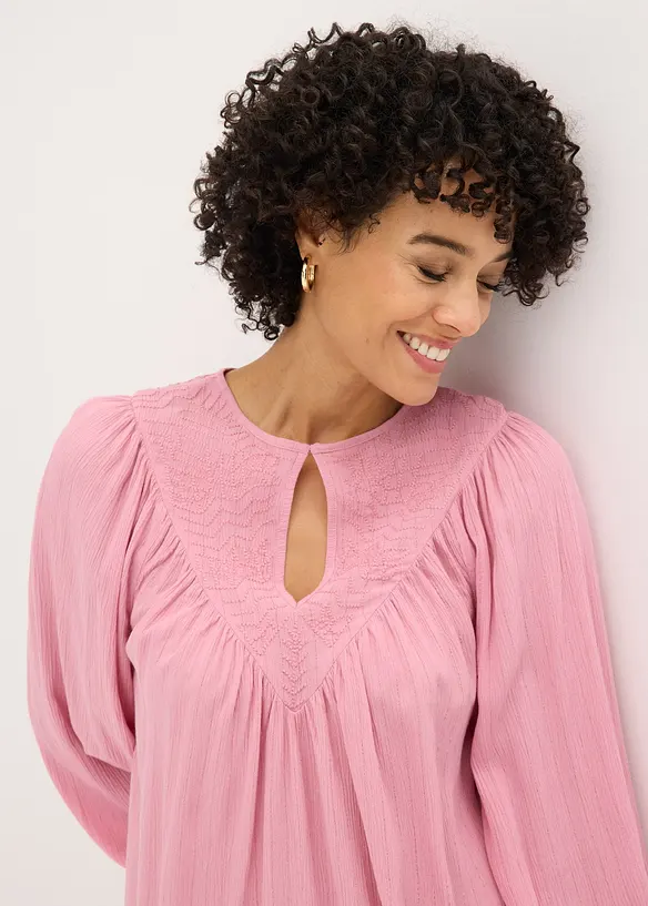 Tunika med broderier, bonprix