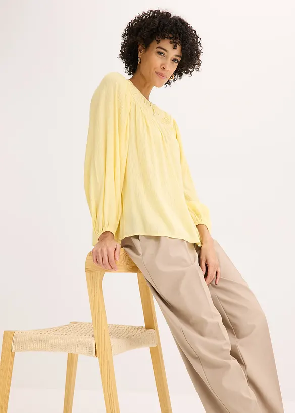 Tunika med blondeb&aring;nd, bonprix