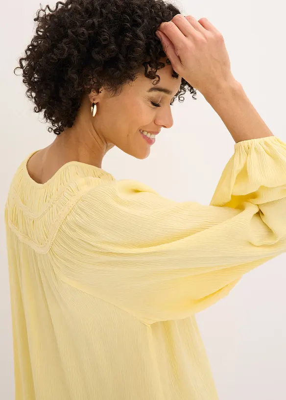 Tunika med blondeb&aring;nd, bonprix