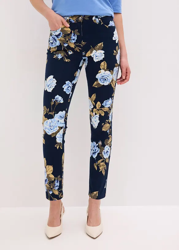 Stretchbukse i 7/8-lengde av bomull, bonprix