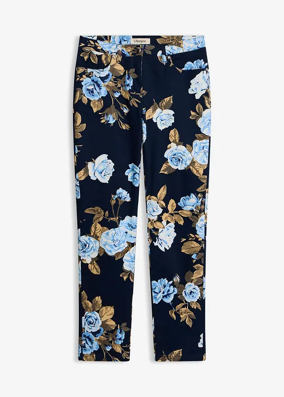 Stretchbukse i 7/8-lengde av bomull, bonprix