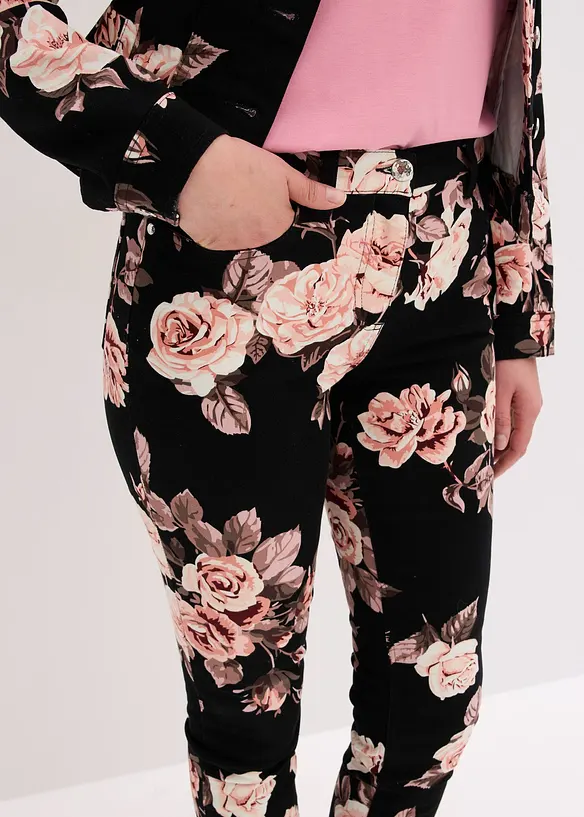 Stretchbukse i 7/8-lengde av bomull, bonprix