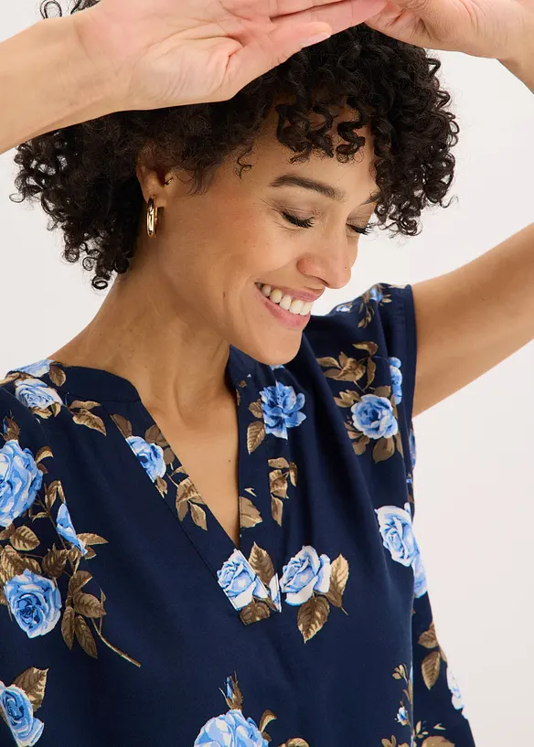 Tunika i b&aelig;rekraftig viskose, bonprix