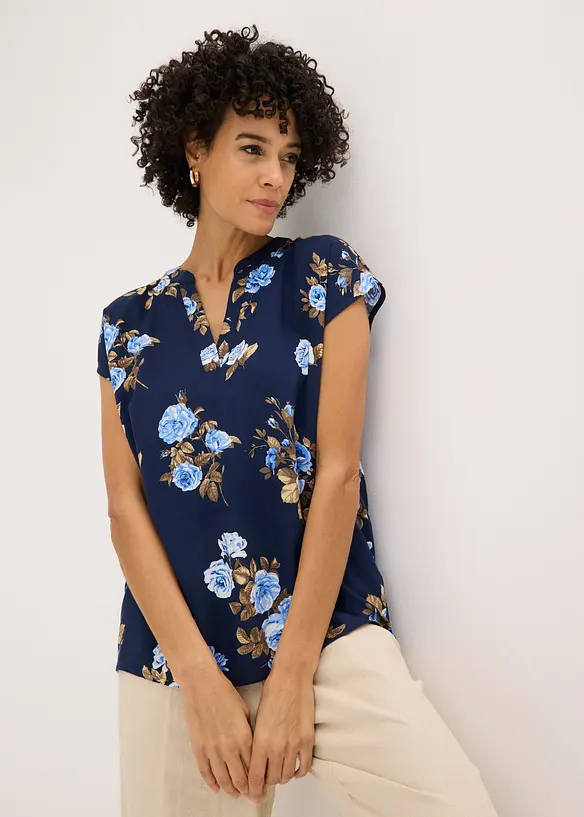 Tunika i b&aelig;rekraftig viskose, bonprix