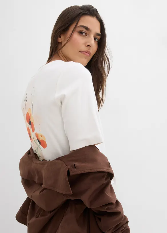 T-skjorte i 100% &oslash;kologisk bomull, bonprix