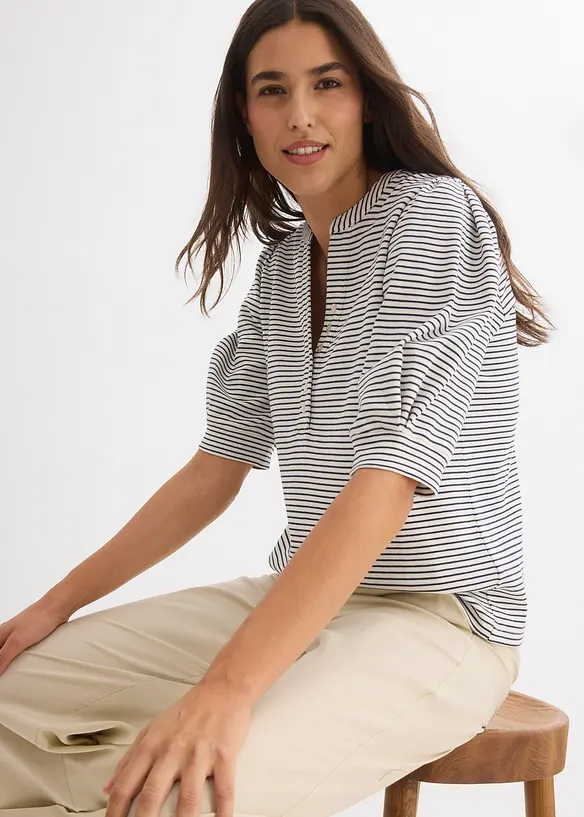 Topp i 100% &oslash;kologisk bomull, bonprix