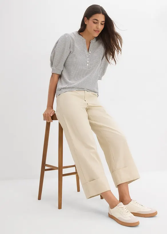 Topp i 100% &oslash;kologisk bomull, bonprix