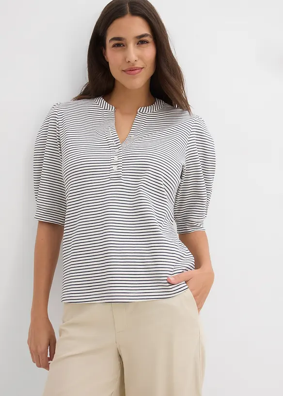 Topp i 100% &oslash;kologisk bomull, bonprix