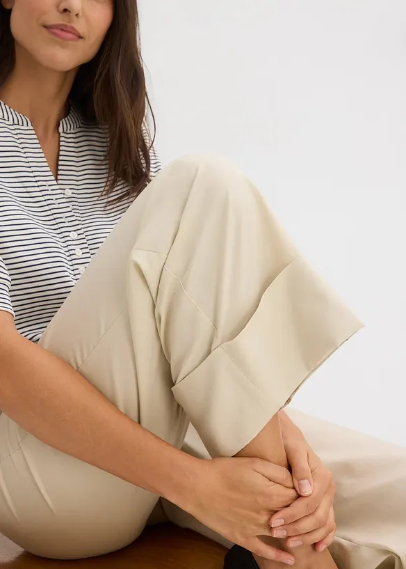 Chinos i 100% &oslash;kologisk bomull, bonprix