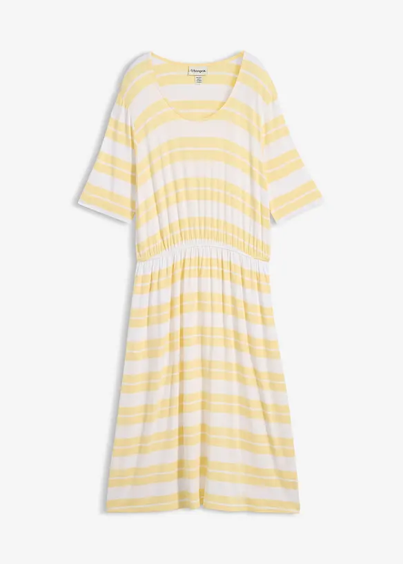 Trikotkjole i viskosemiks, bonprix