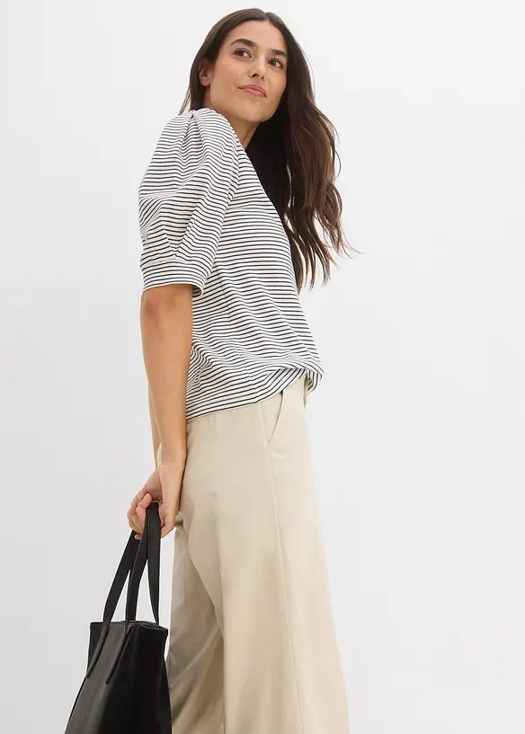 Chinos i 100% &oslash;kologisk bomull, bonprix