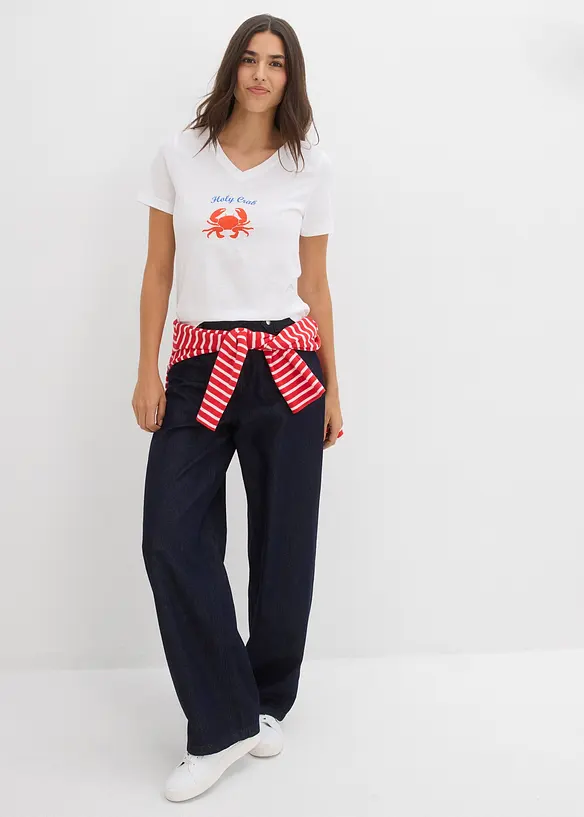 T-skjorte i 100% bomull, bonprix