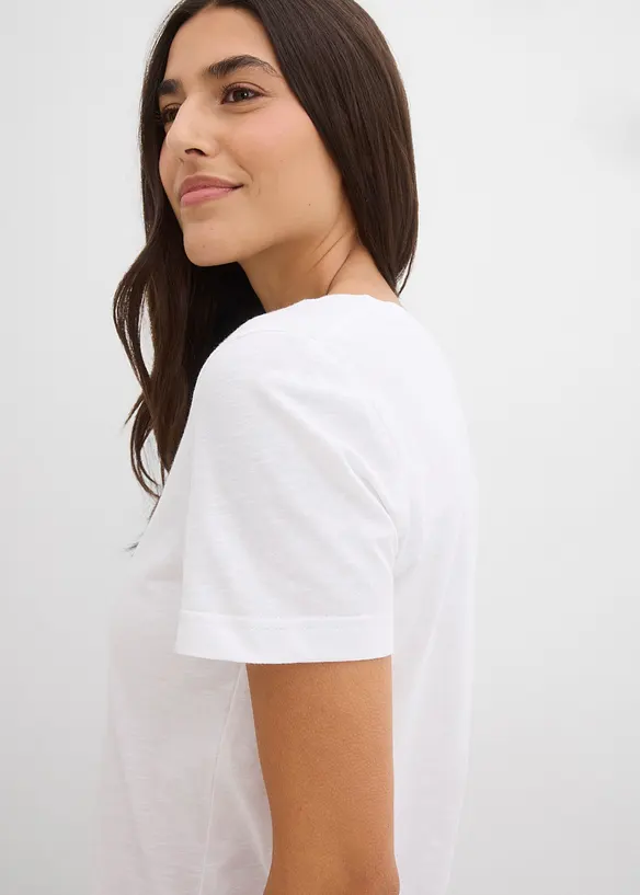 T-skjorte i 100% bomull, bonprix