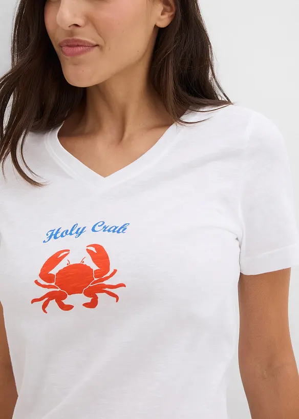 T-skjorte i 100% bomull, bonprix