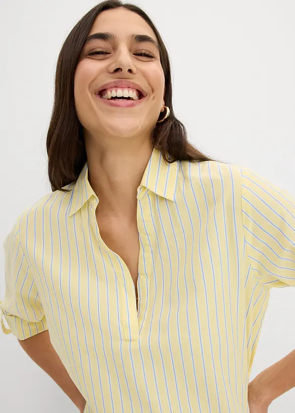 Bluse i 100% bomull, bonprix