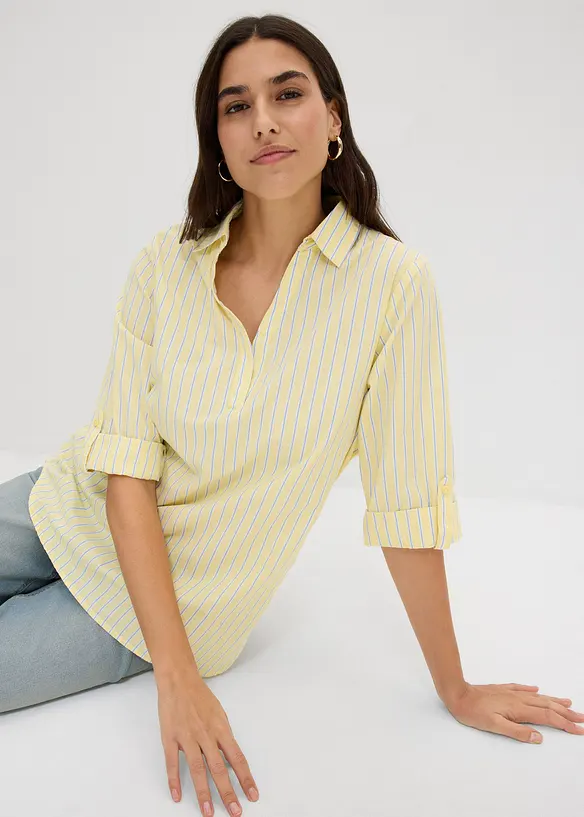 Bluse i 100% bomull, bonprix