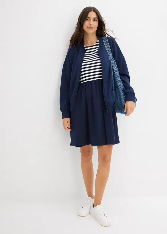 Trikotkjole i 100% bomull, bonprix