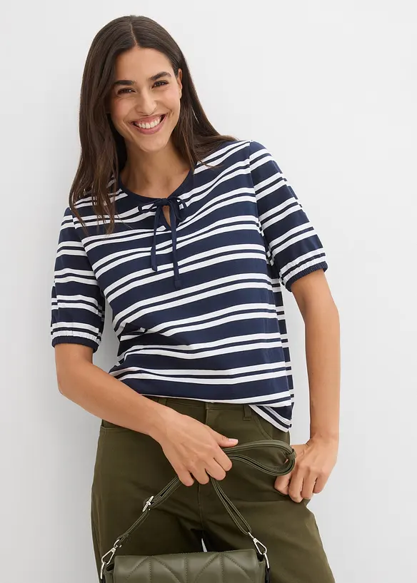 Barrel bukse med komfortlinning, bonprix